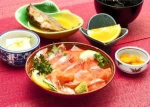 ミニ福井サーモン丼