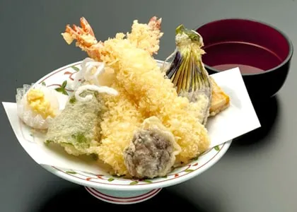 天ぷらの盛り合せ